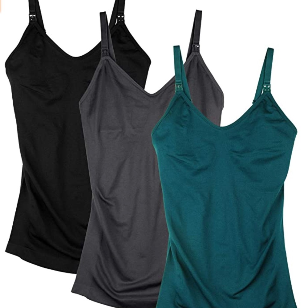 3 Pack Nursing Tank Tops